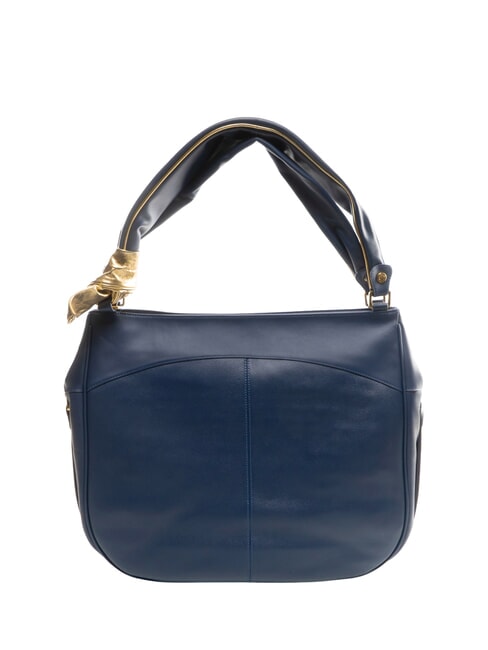 GRETA Borsa a spalla in pelle blu - Borse Donna