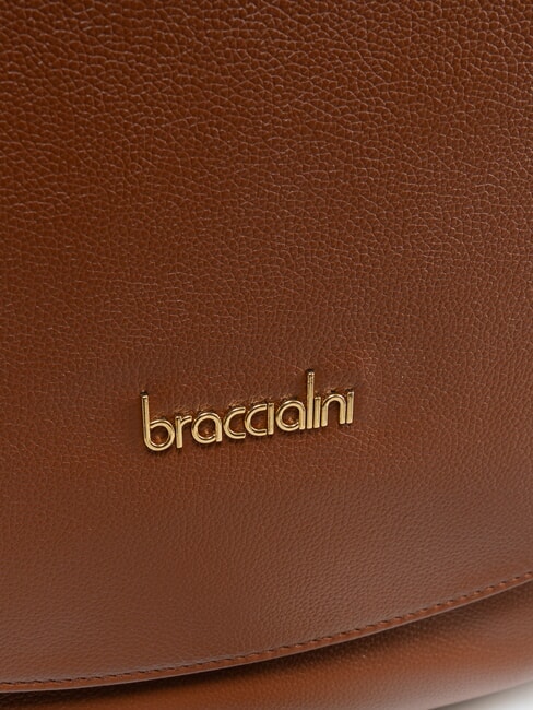 GRETA Borsa in pelle con tracolla marrone - Borse Donna