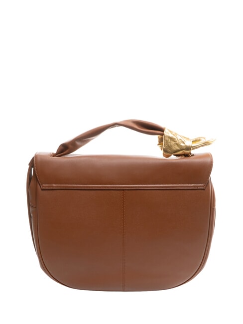 GRETA Borsa in pelle con tracolla marrone - Borse Donna