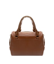 BRACCIALINI GRETA Borsa a bauletto in pelle con tracolla marrone - Borse Donna - 3