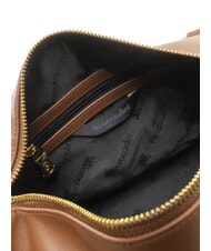 BRACCIALINI GRETA Borsa a bauletto in pelle con tracolla marrone - Borse Donna - 5