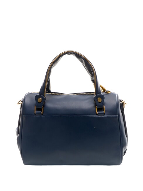 GRETA Borsa a bauletto in pelle con tracolla blu - Borse Donna