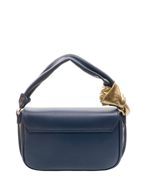 GRETA Borsa a mano in pelle con tracolla blu - Borse Donna