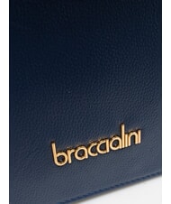 BRACCIALINI GRETA Borsa a mano in pelle con tracolla blu - Borse Donna - 4
