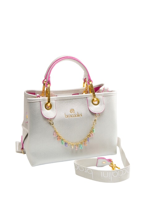 BETH Borsa media con pouch estraibile argento - Borse Donna