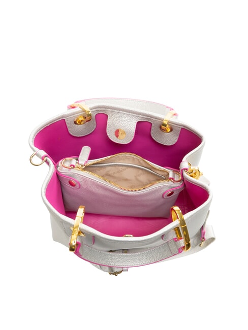 BETH Borsa media con pouch estraibile argento - Borse Donna