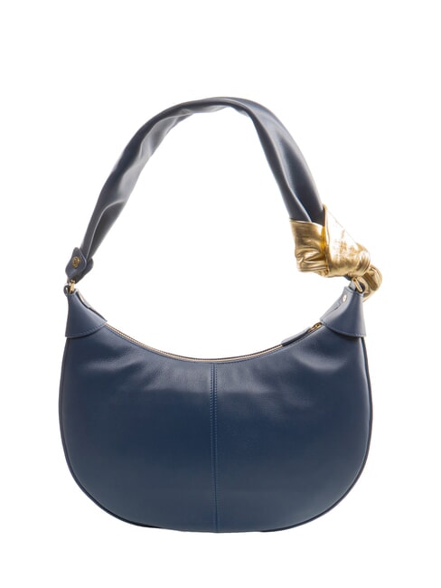 GRETA Borsa a spalla in pelle blu - Borse Donna