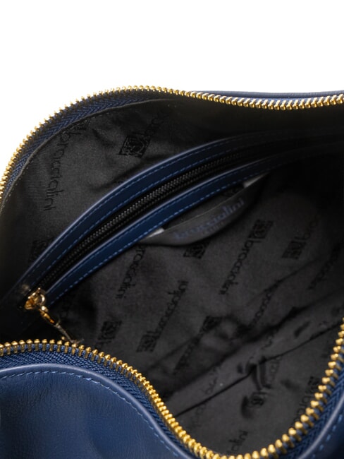 GRETA Borsa a spalla in pelle blu - Borse Donna