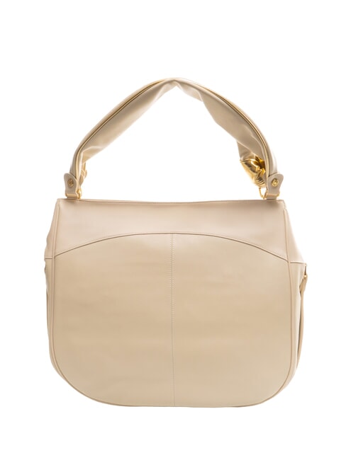 GRETA Borsa a spalla in pelle beige - Borse Donna