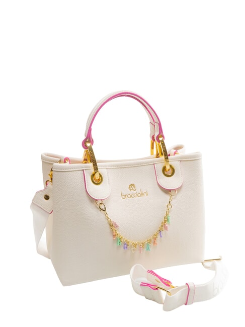 BETH Borsa media con pouch estraibile bianco - Borse Donna