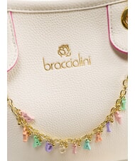 BRACCIALINI BETH Borsa media con pouch estraibile bianco - Borse Donna - 3