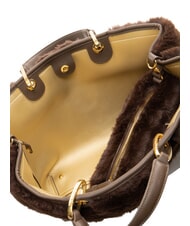 BRACCIALINI BETH FUR Borsa a mano con pochette marrone - Borse Donna - 5