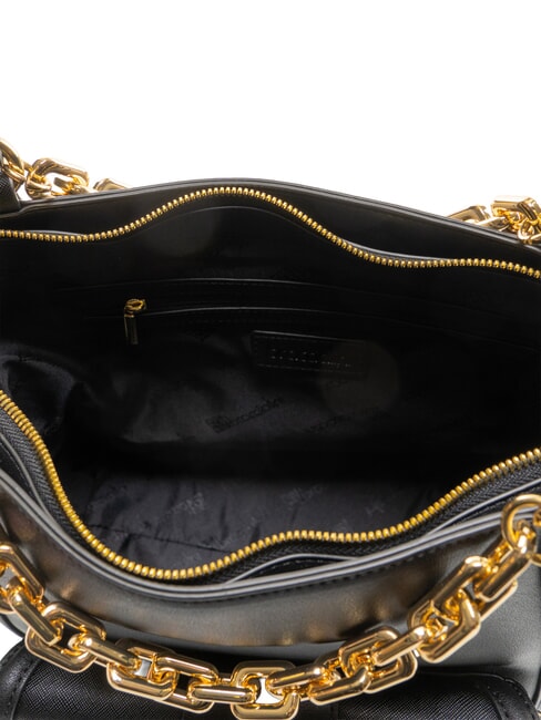 CHAIN Borsa a spalla con catena nero - Borse Donna