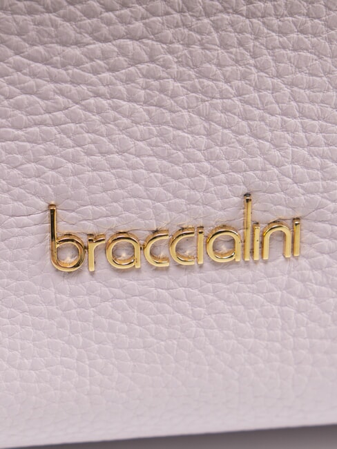 HELLEN Borsa a mano in pelle con tracola lilla - Borse Donna