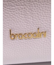 BRACCIALINI HELLEN Borsa a mano in pelle con tracolla lilla - Borse Donna - 3