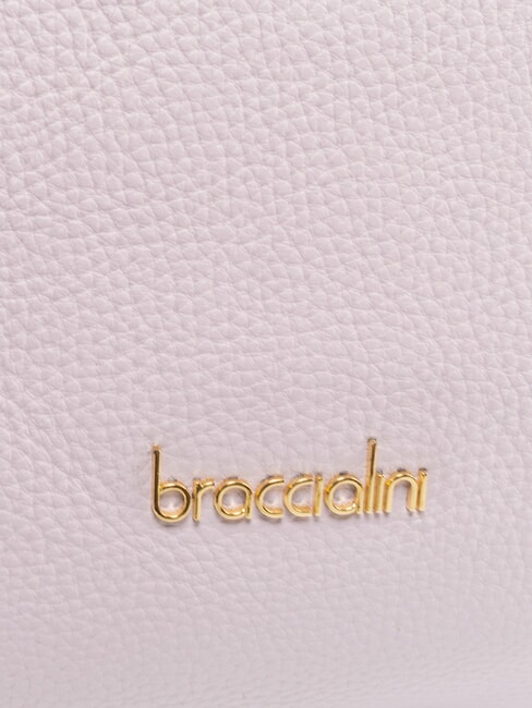 NORA Borsa a mano in pelle martellata lilla - Borse Donna