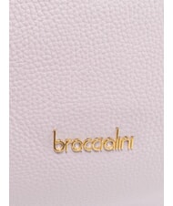 BRACCIALINI NORA Borsa a mano in pelle martellata lilla - Borse Donna - 3