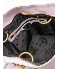 BRACCIALINI NORA Borsa a mano in pelle martellata lilla - Borse Donna - 5