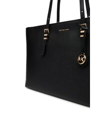 MICHAEL KORS QUINN Borsa shopping in pelle black - Borse Donna - 3