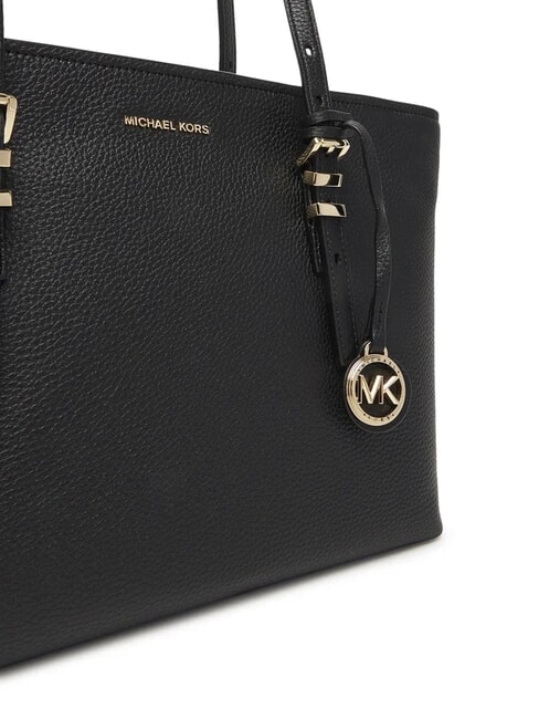 QUINN Borsa shopping media in pelle black - Borse Donna