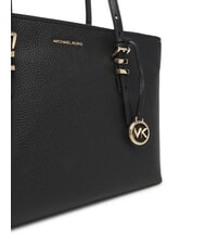 MICHAEL KORS QUINN Borsa shopping media in pelle black - Borse Donna - 3
