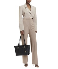 MICHAEL KORS QUINN Borsa shopping media in pelle black - Borse Donna - 6