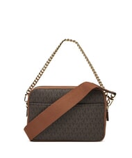 MICHAEL KORS BRYANT Borsa a tracolla stampa logo all over brn/acorn - Borse Donna - 3