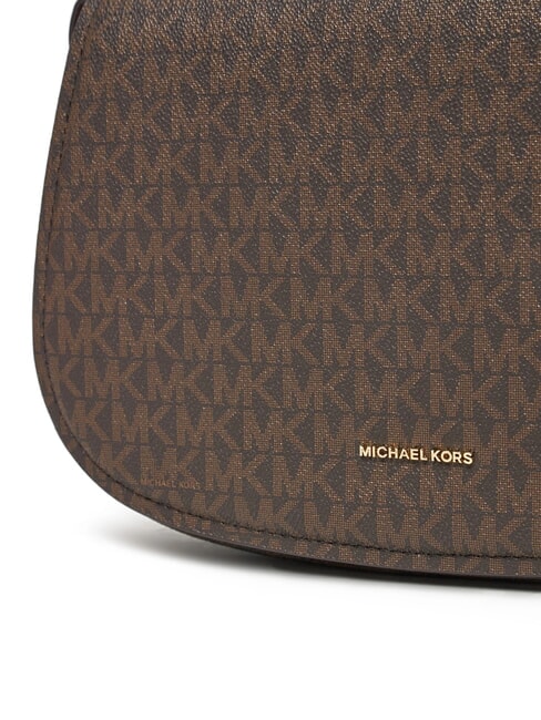 LYDIA Borsa a tracolla con patta brn/acorn - Borse Donna