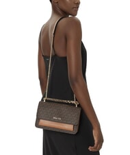 MICHAEL KORS CLAIRE Borsa a spalla, a tracolla brn/acorn - Borse Donna - 5