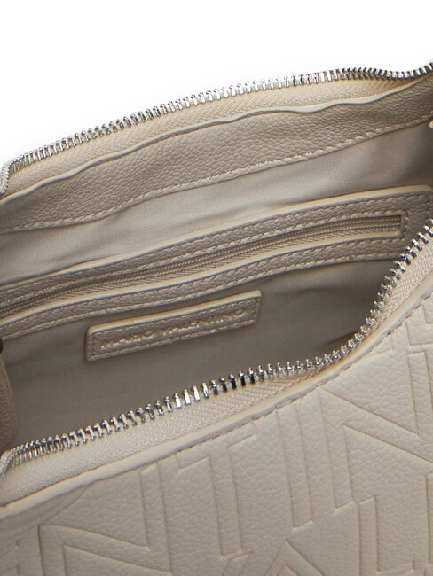 SHELBY Borsa a spalla con doppia tracolla ecru - Borse Donna