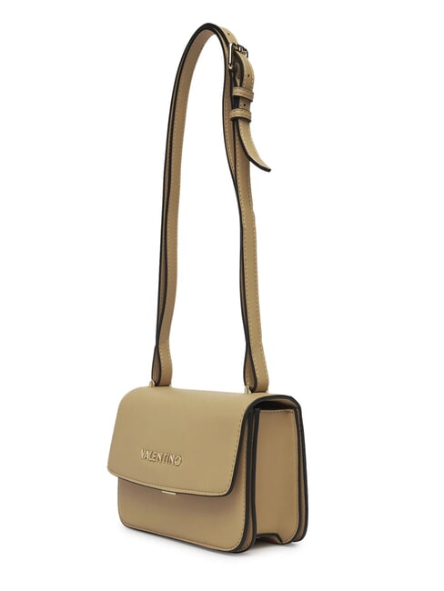 FLAP RE Borsa mini a tracolla con patta beige - Borse Donna