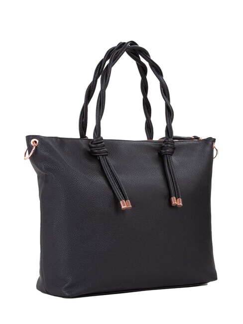 SCARLETT RE Borsa a spalla con manici intrecciati nero - Borse Donna