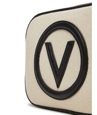 MARIO VALENTINO COVENT Borsa camera case in canvas naturale/nero - Borse Donna - 4