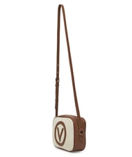 MARIO VALENTINO COVENT Borsa camera case in canvas naturale/cuoio - Borse Donna - 3