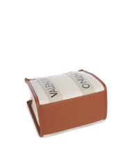 MARIO VALENTINO CANDLE Borsa a mano piccola in canvas naturale/cuoio - Borse Donna - 5