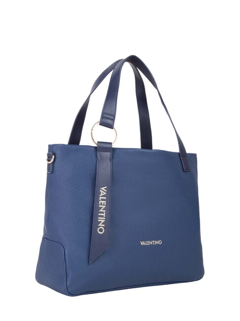 PEONIES RE Borsa shopping a spalla con tracolla blu - Borse Donna