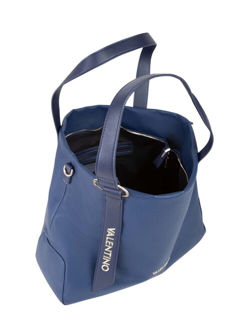 PEONIES RE Borsa shopping a spalla con tracolla blu - Borse Donna