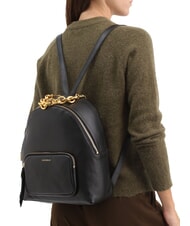 COCCINELLE FENIX Zaino medio in pelle Nero - Borse Donna - 5