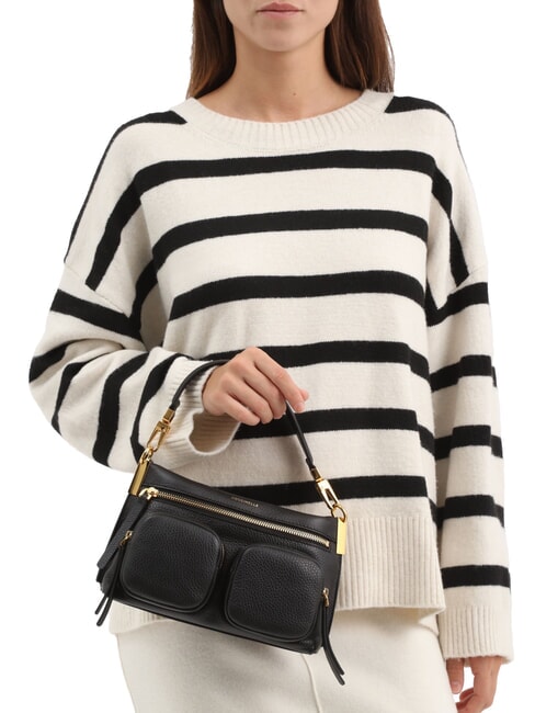 HYLE Borsa piccola in pelle doppia funzione Nero - Borse Donna