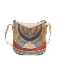 GATTINONI PLANETARIUM Borsa Hobo a tracolla classic/beige - Borse Donna - 4