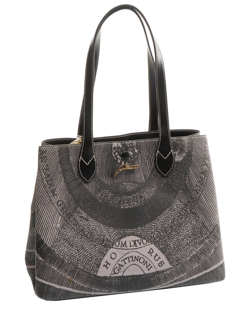 PLANETARIUM Borsa shopper a spalla monochrom lt grey/ black - Borse Donna