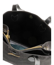 GATTINONI PLANETARIUM Borsa shopper a spalla monochrom lt grey/ black - Borse Donna - 5