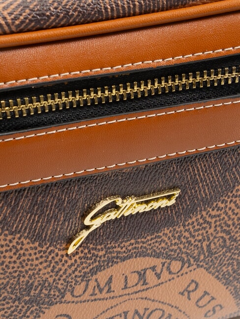 PLANETARIUM Borsa a tracolla con tasca monocromat.dk brow/tan - Borse Donna