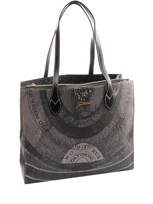 PLANETARIUM Borsa Tote a spalla monochrom lt grey/ black - Borse Donna