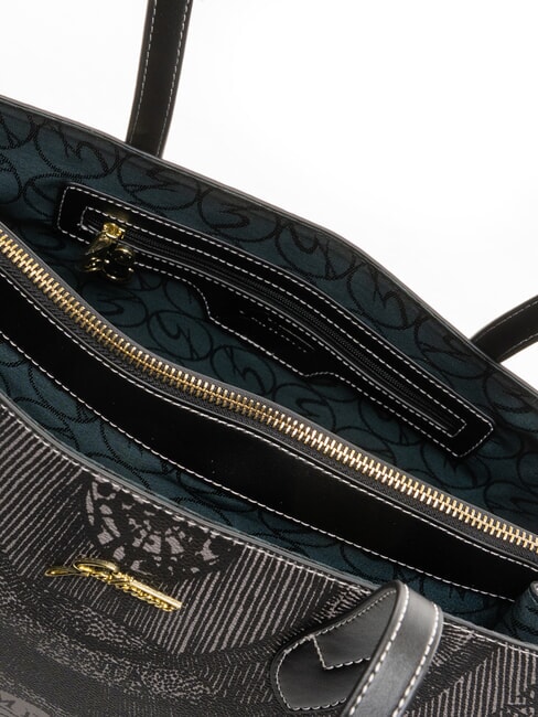 PLANETARIUM Borsa Tote a spalla monochrom lt grey/ black - Borse Donna