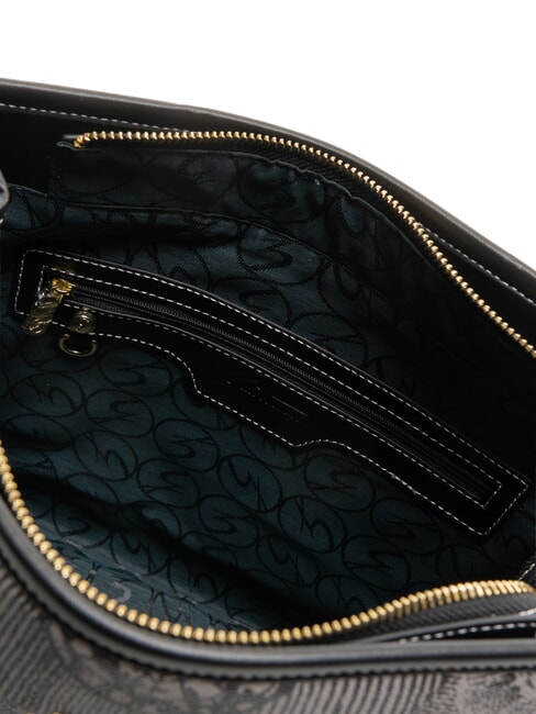 PLANETARIUM Borsa a spalla manici catena monochrom lt grey/ black - Borse Donna