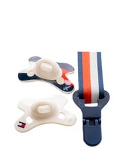 TOMMY HILFIGER TH Set 2 ciucci + catenella white - Tutine e completi per neonati - 2