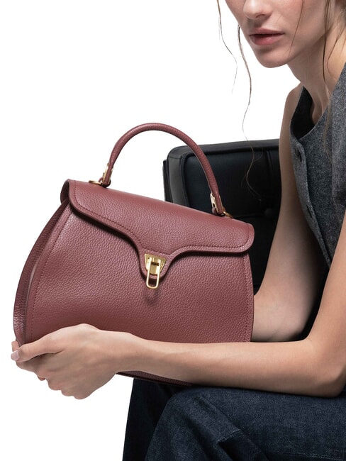 MARVIN Borsa a mano in pelle con tracolla brandy - Borse Donna