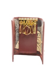 GATTINONI PLANETARIUM Astuccio Portachiavi burgundy/planetario print - Portachiavi - 2