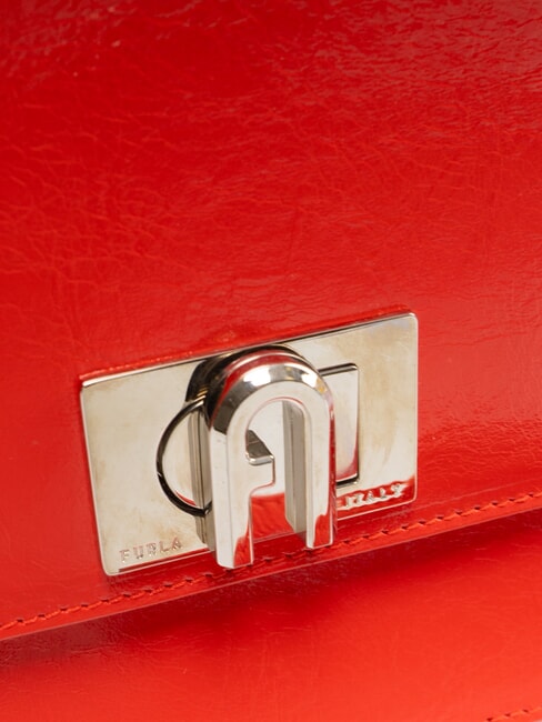 1927 Borsetta a tracolla, in pelle fuoco - Borse Donna